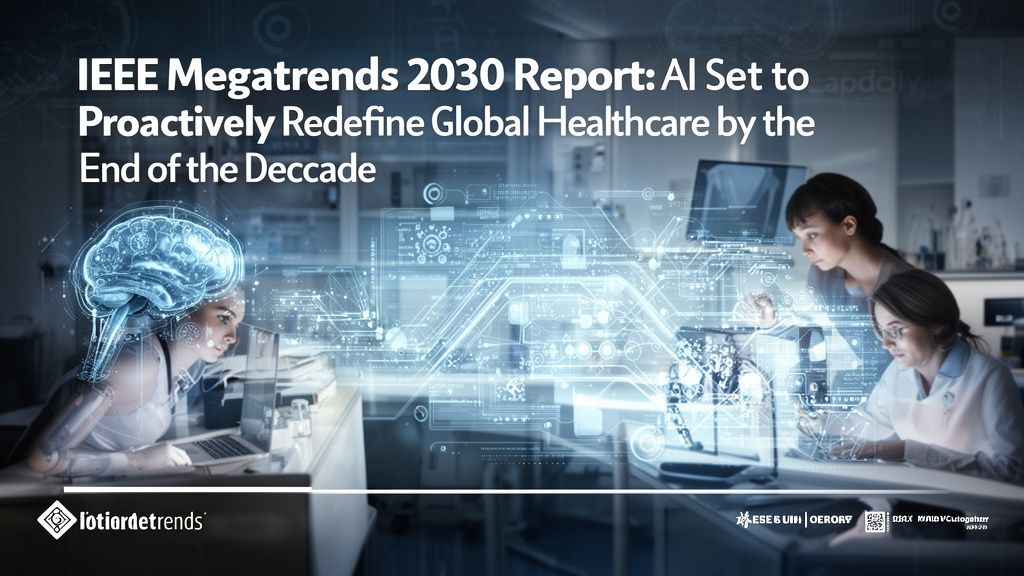IEEE Megatrends 2030 Report: AI Set to Proactively Redefine Global Healthcare by the End of the Decade
