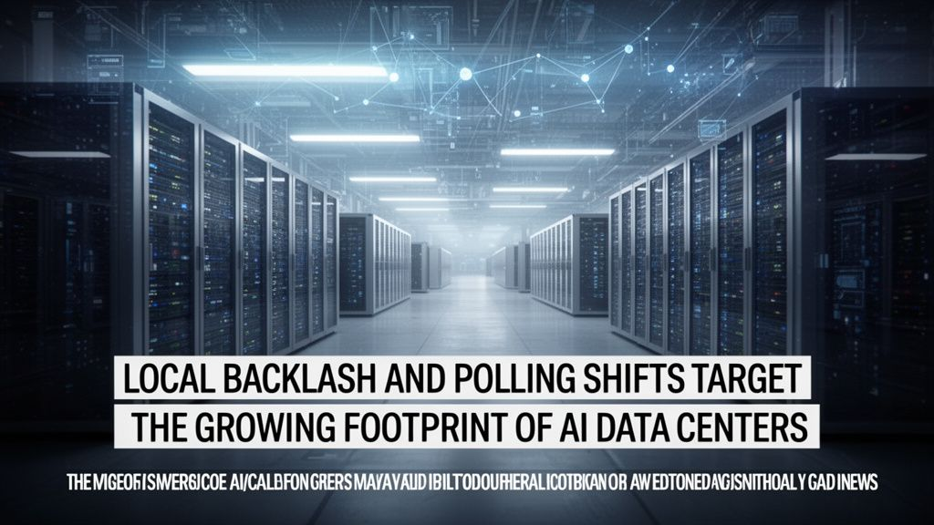 Local Backlash and Polling Shifts Target the Growing Footprint of AI Data Centers