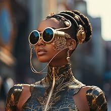 afrofuturism style, art, midjourney, photograohy, prompt