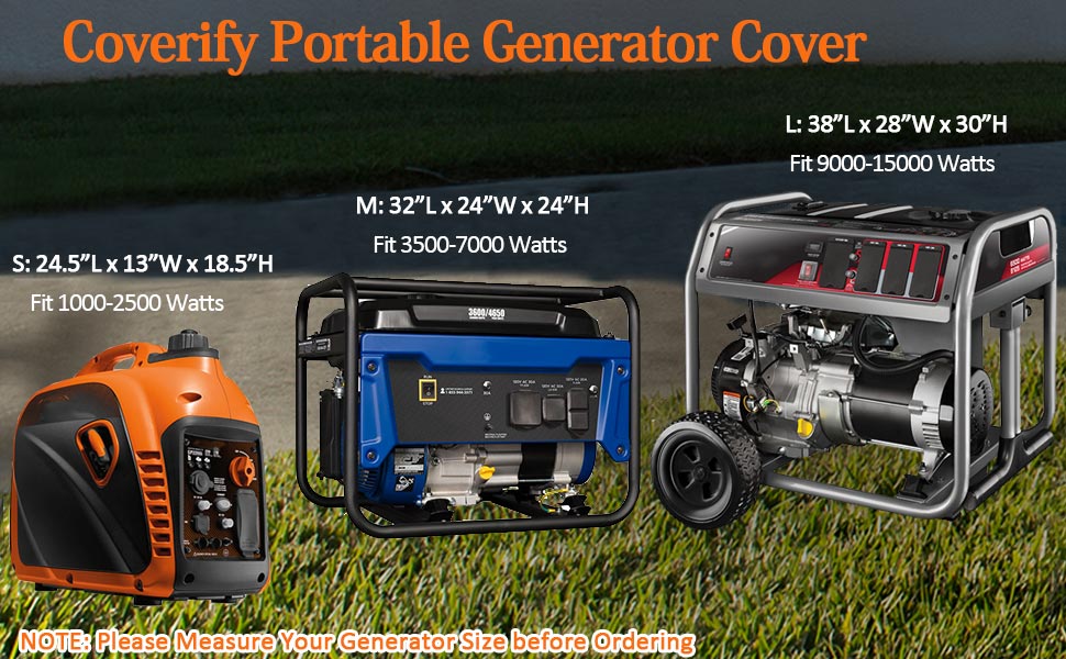 Coverify Portable Generator Cover