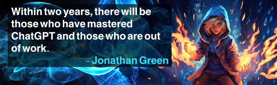 hacker throwing fireball, blue fire background, quote from author