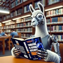 Llama reading the AI book